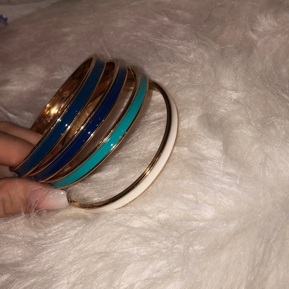 4 bangle bracelets